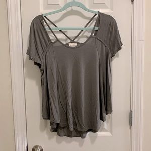 Brown Boutique Top Sz L